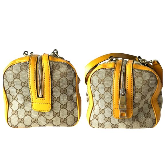 Gucci Monogram Stripe Boston Bag - Picture 3 of 8